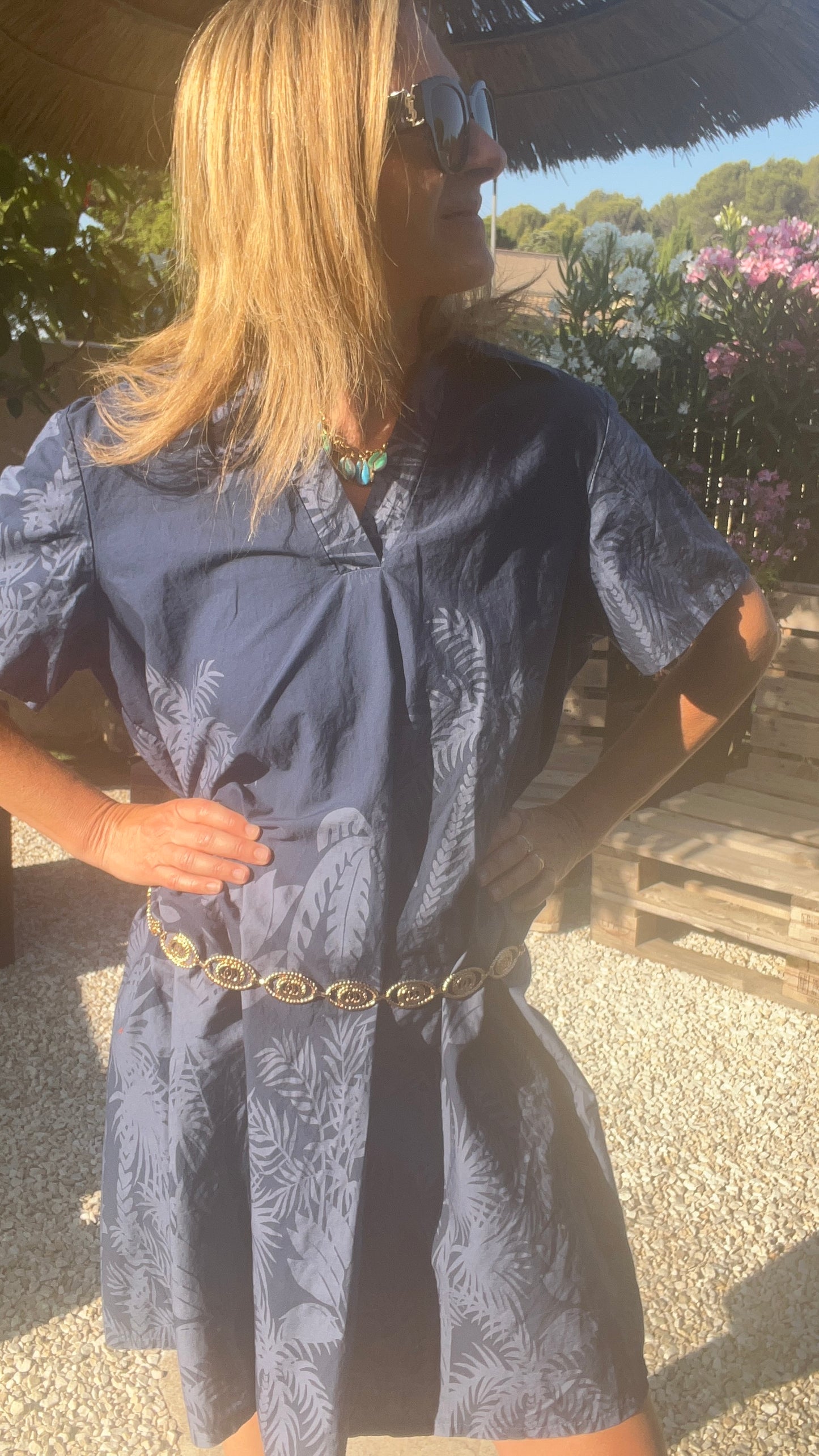 Ceinture bijoux doré "STELLA"