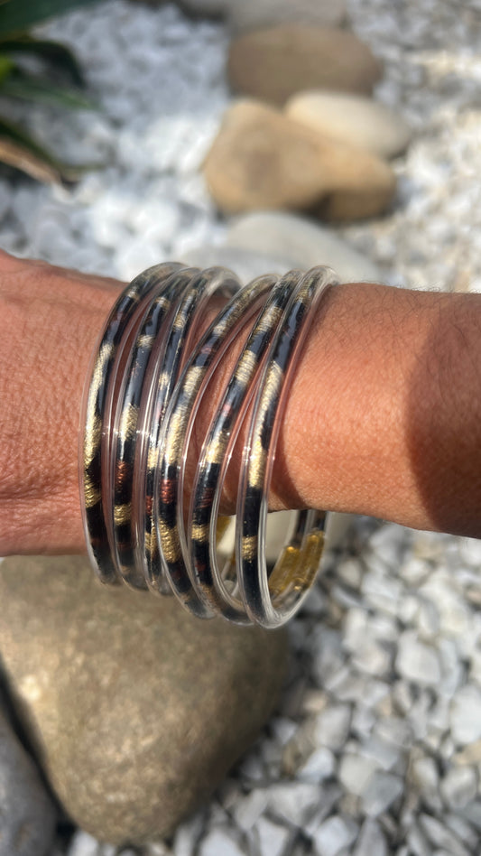 BRACELET FIN LEOPARD