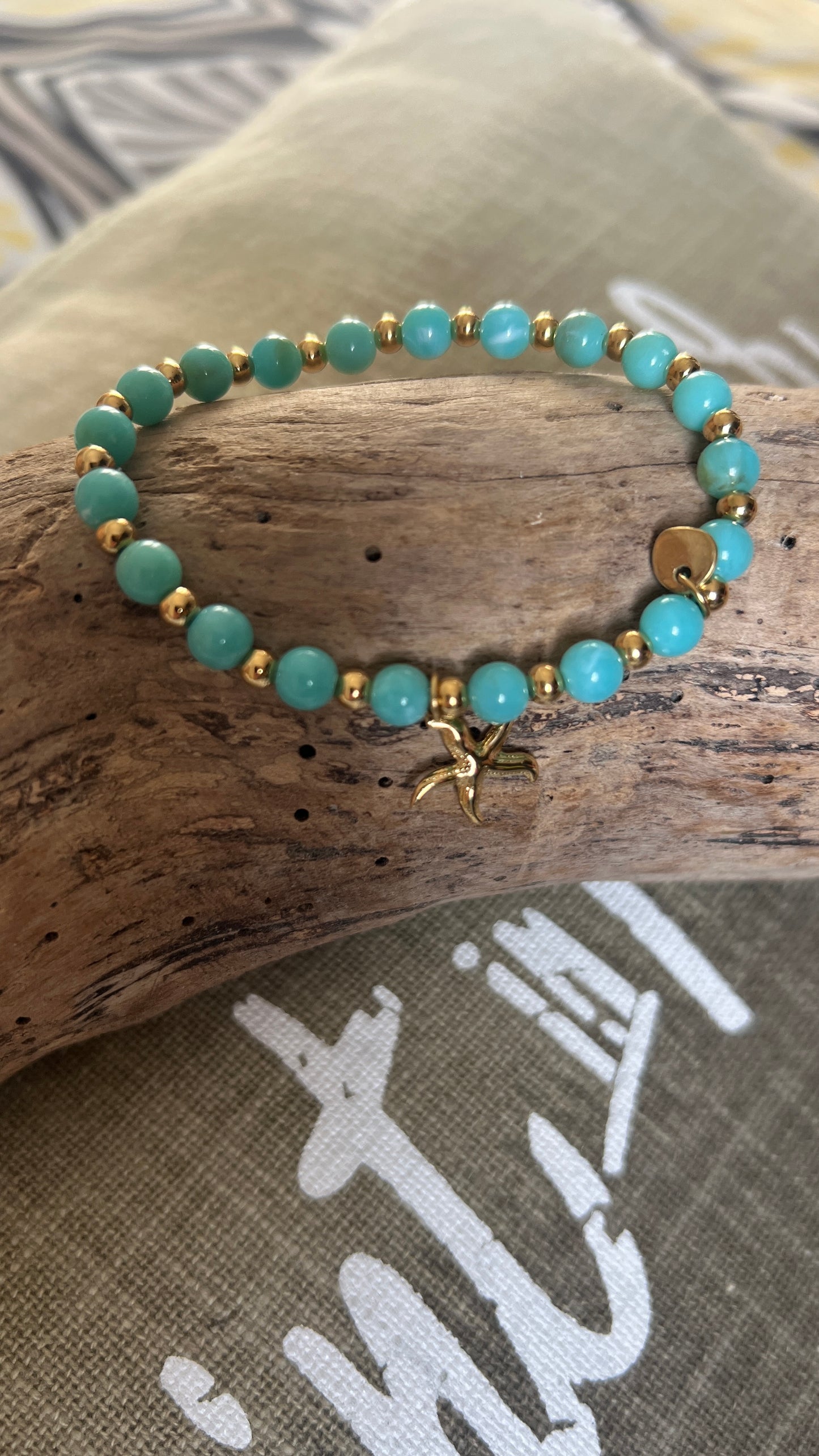 BRACELET PERLES "MEDAILLONS"