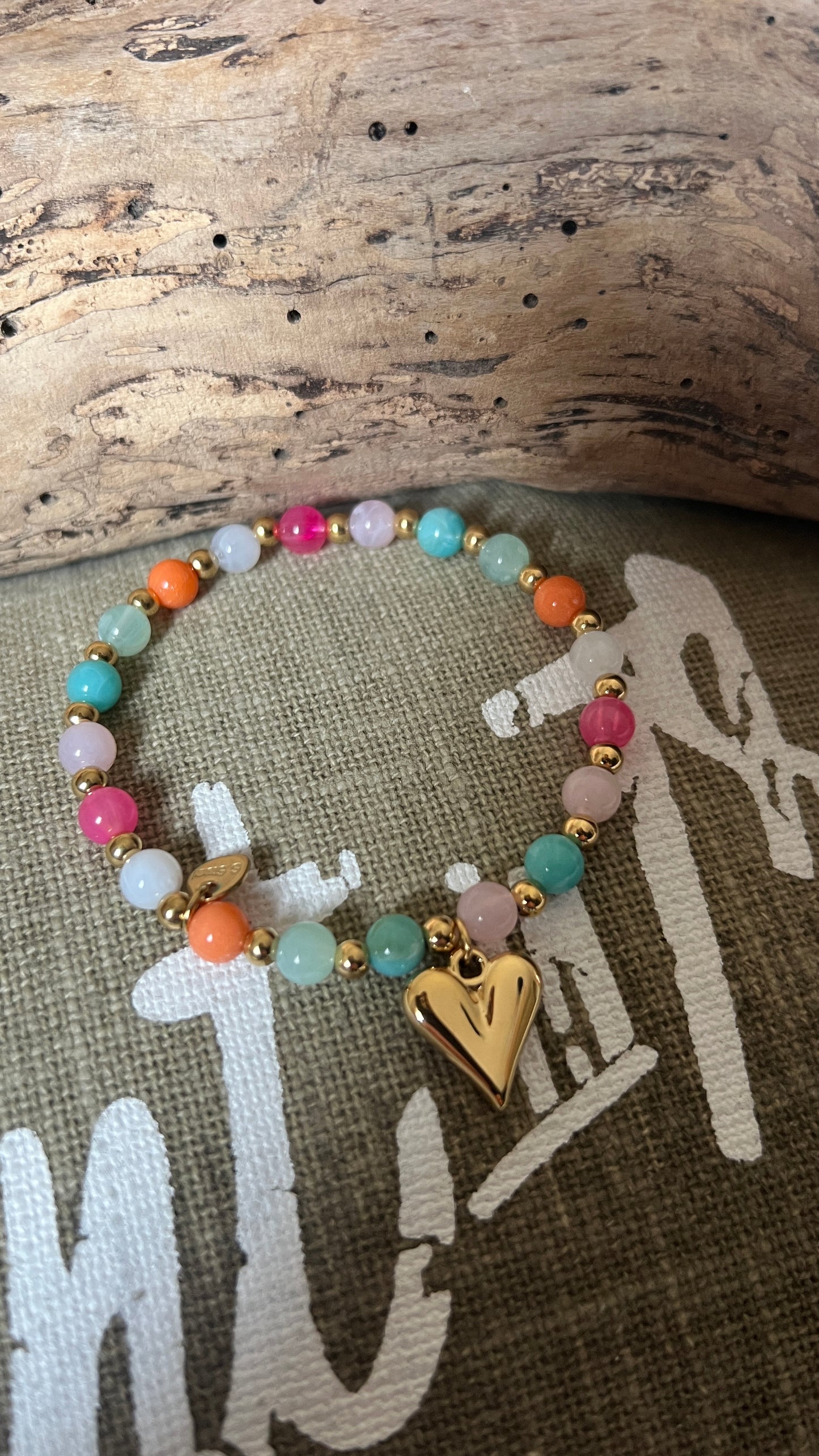 BRACELET PERLES "MEDAILLONS"