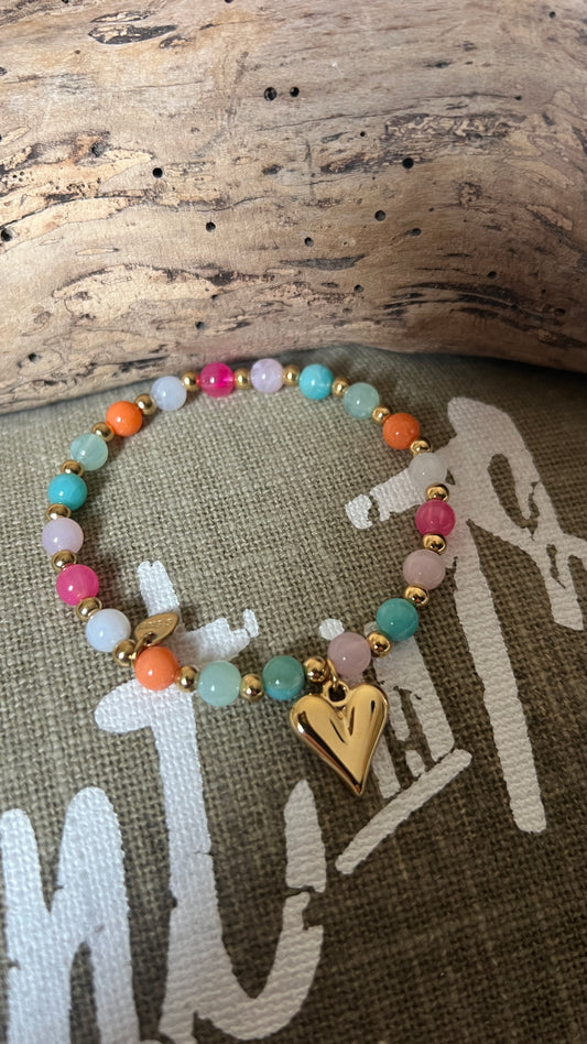 BRACELET PERLES "MEDAILLONS"