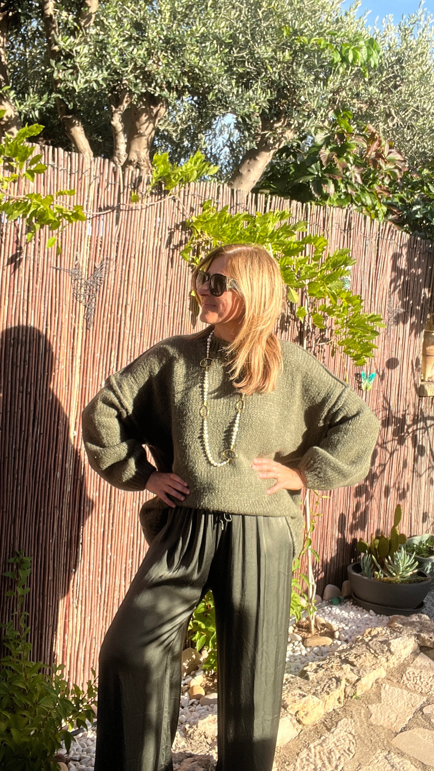 PULL KAKI OVERSIZE « EDEN »