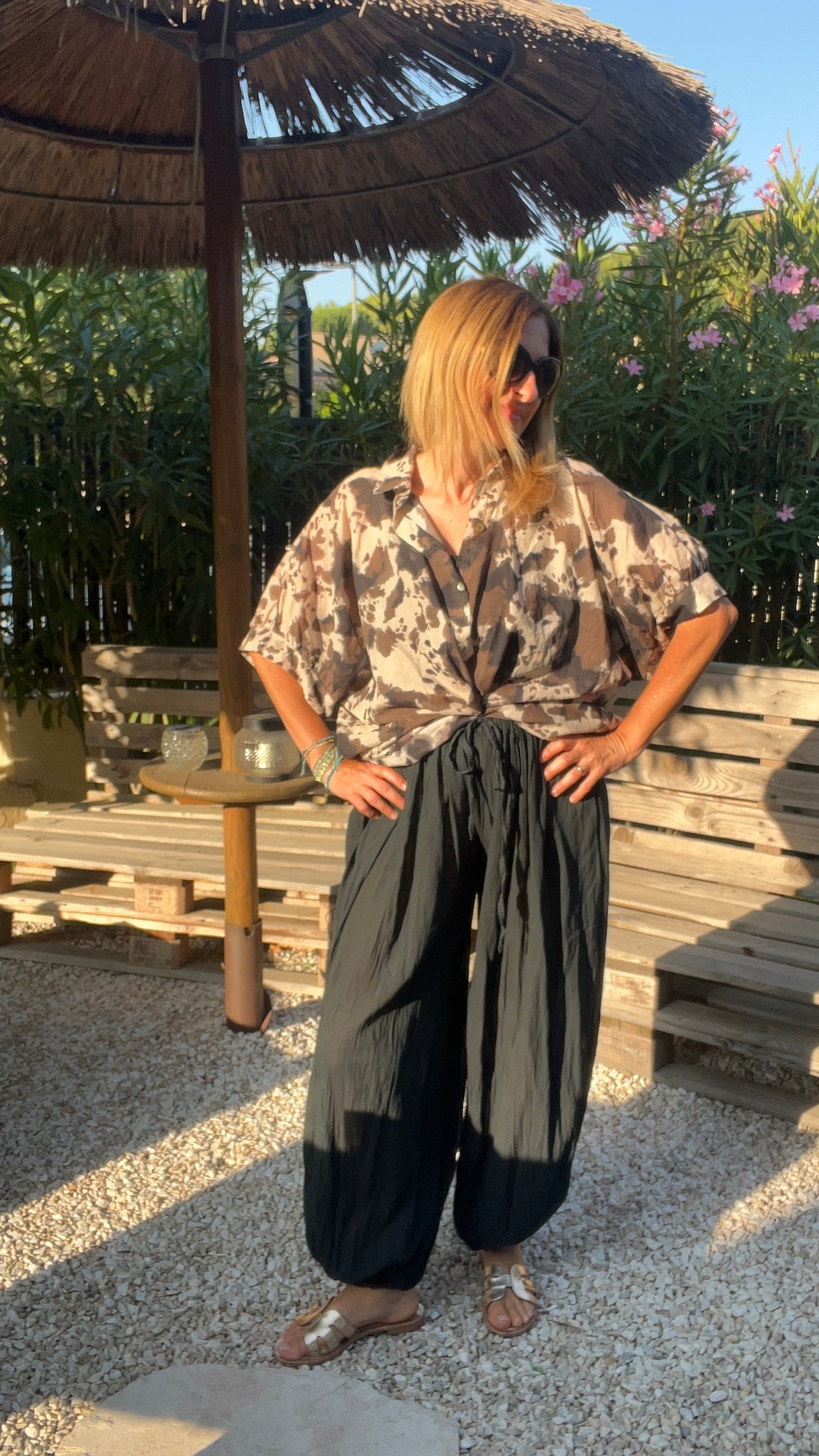 PANTALON BALLOON NOIR ALADIN