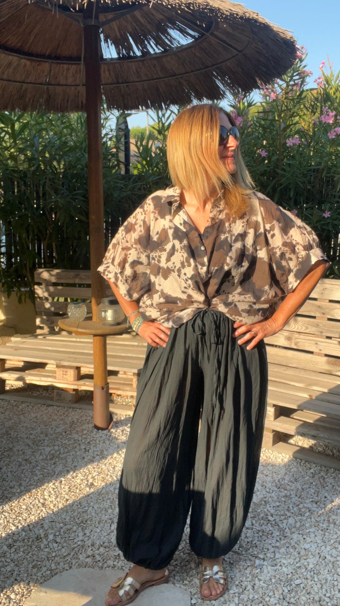 PANTALON BALLOON NOIR ALADIN