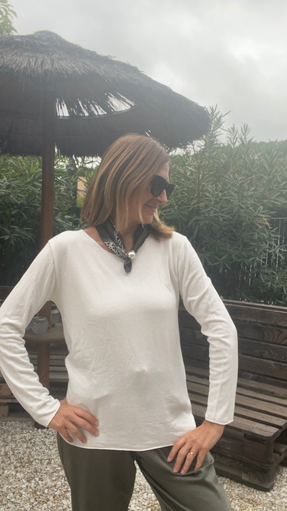 TEE-SHIRT BLANC DOUILLET