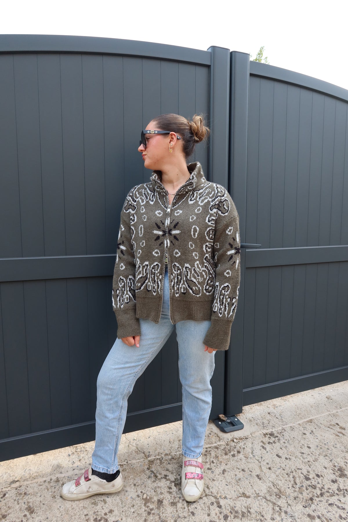 GILET BANDANA KAKI