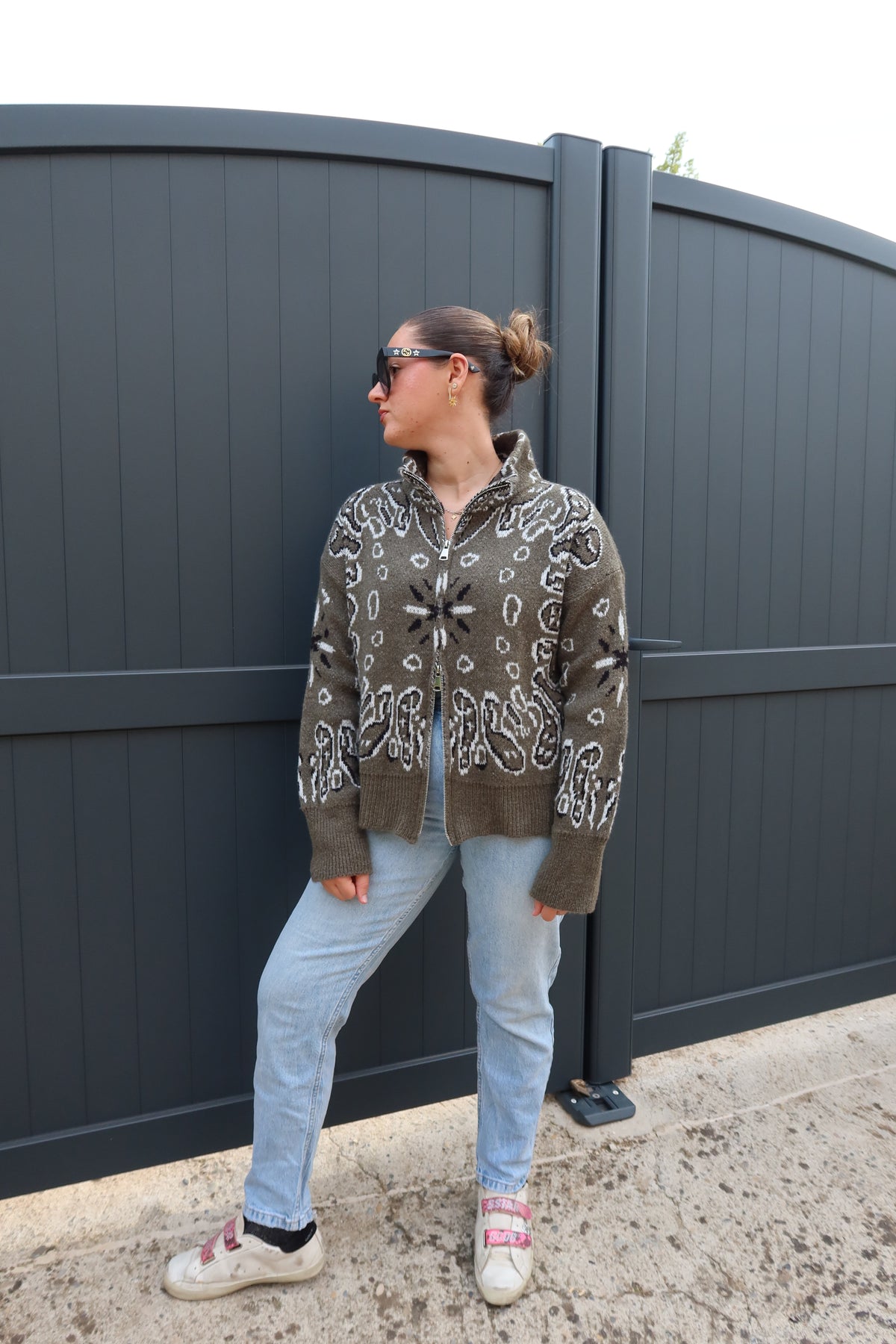 GILET BANDANA KAKI