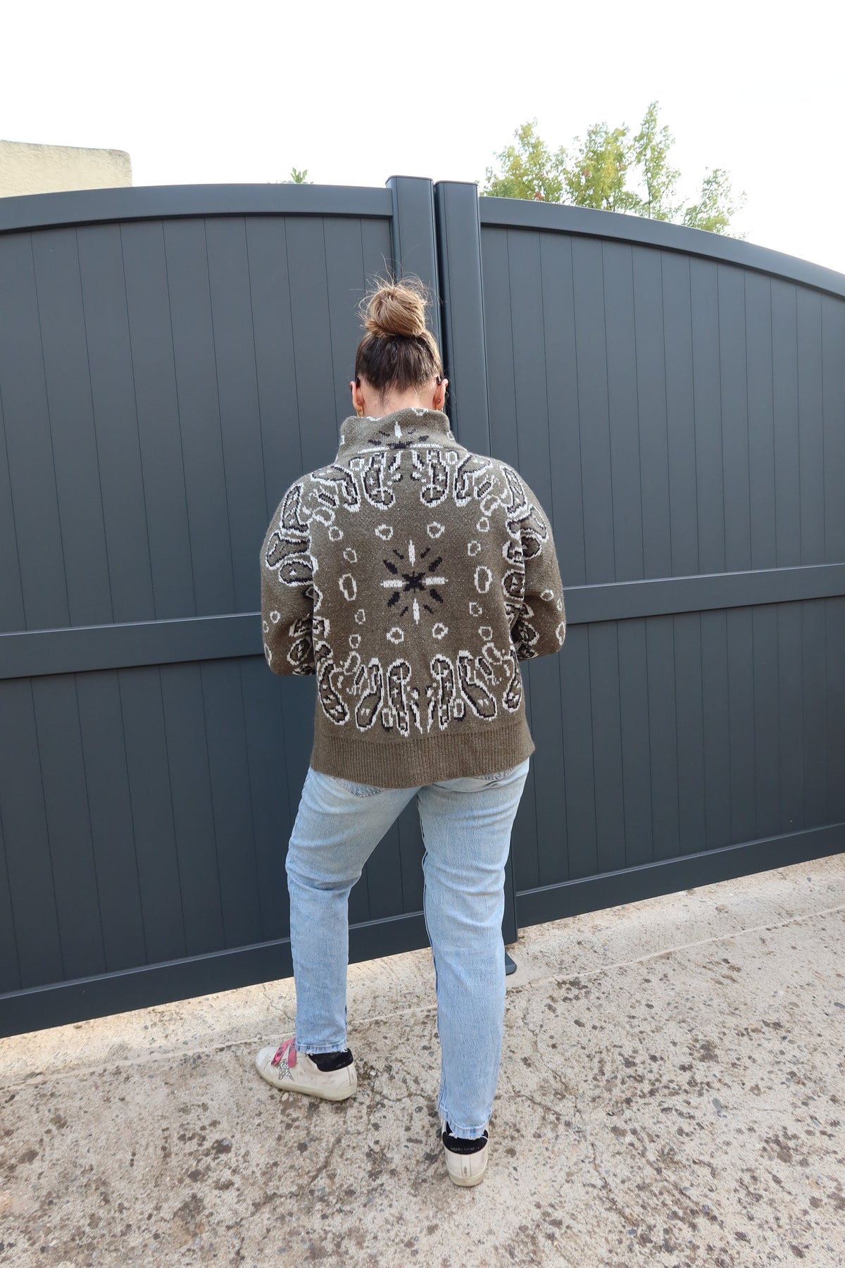 GILET BANDANA KAKI