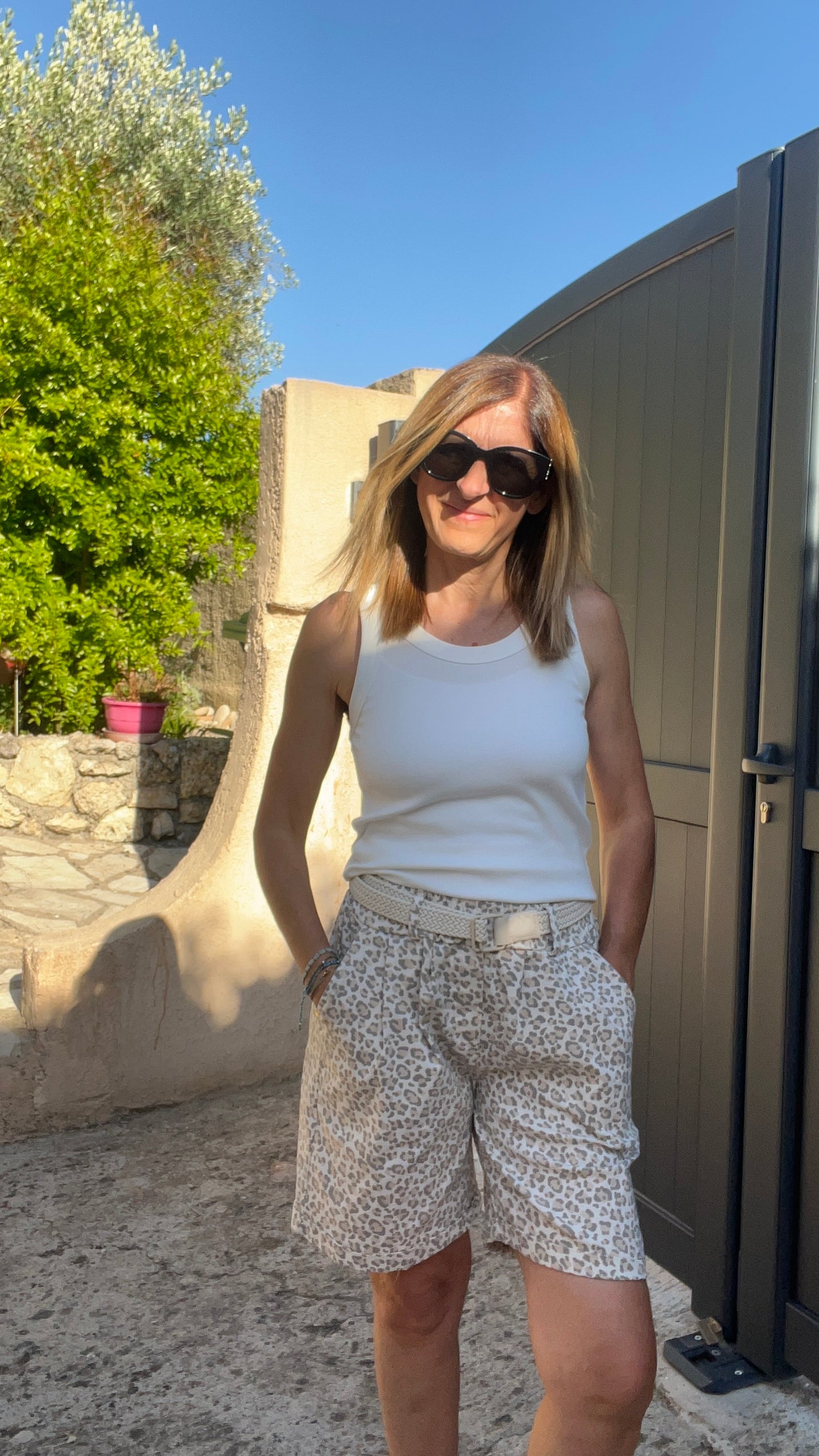 BERMUDA  LEOPARD BEIGE/TAUPE