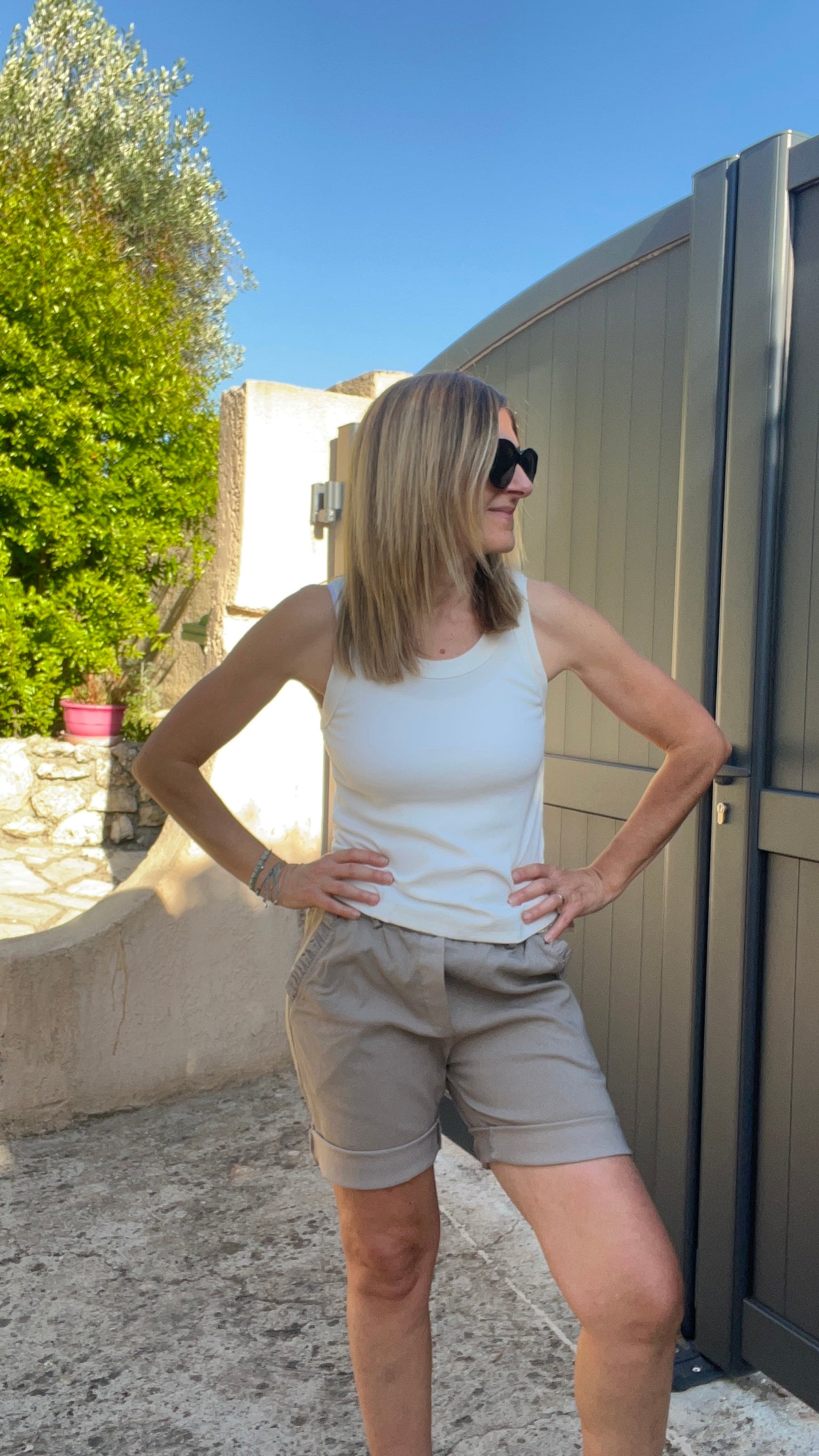 SHORT/BERMUDA TAUPE