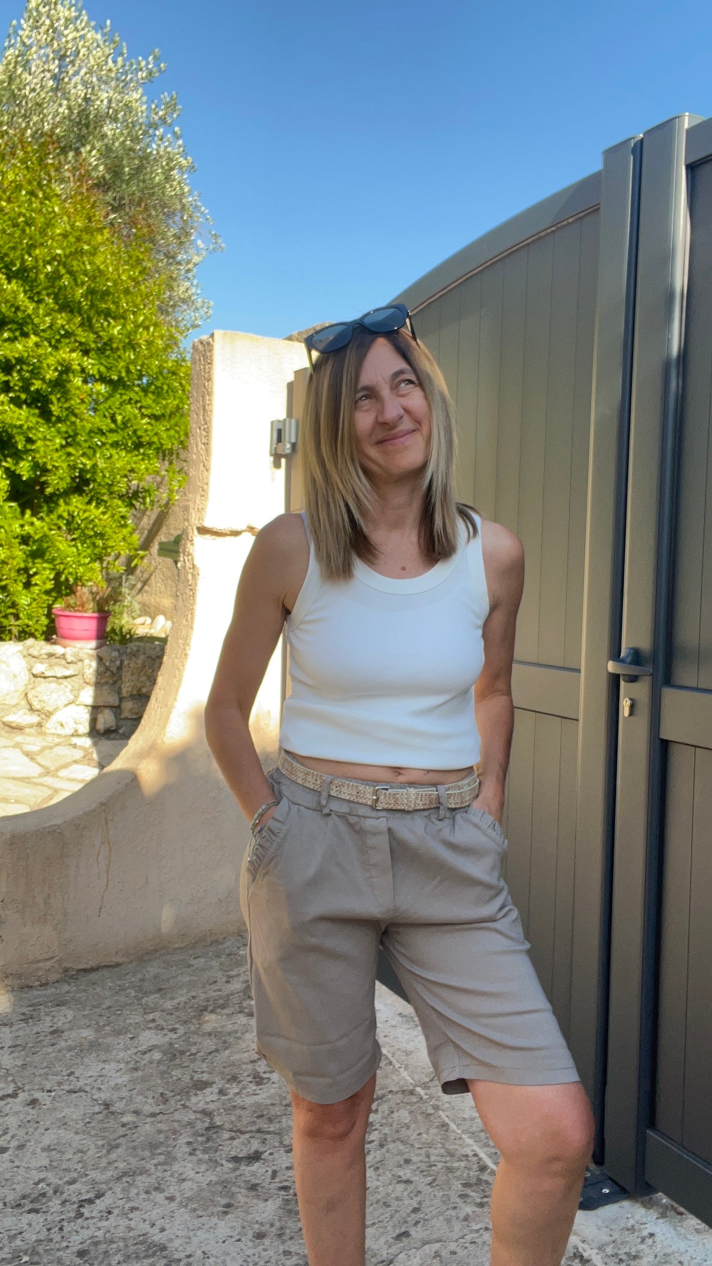 SHORT/BERMUDA TAUPE