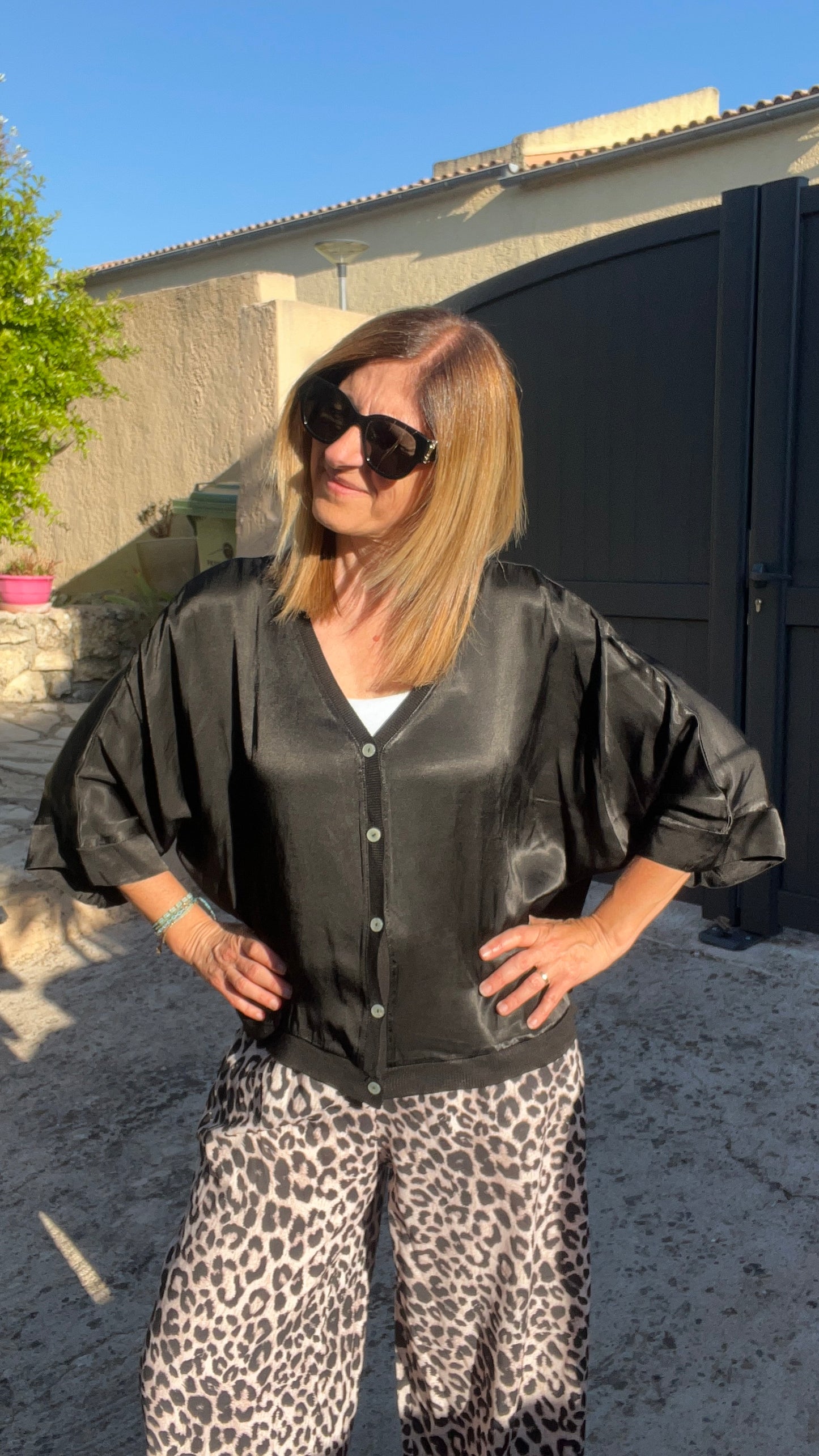 GILET NOIR CHIC