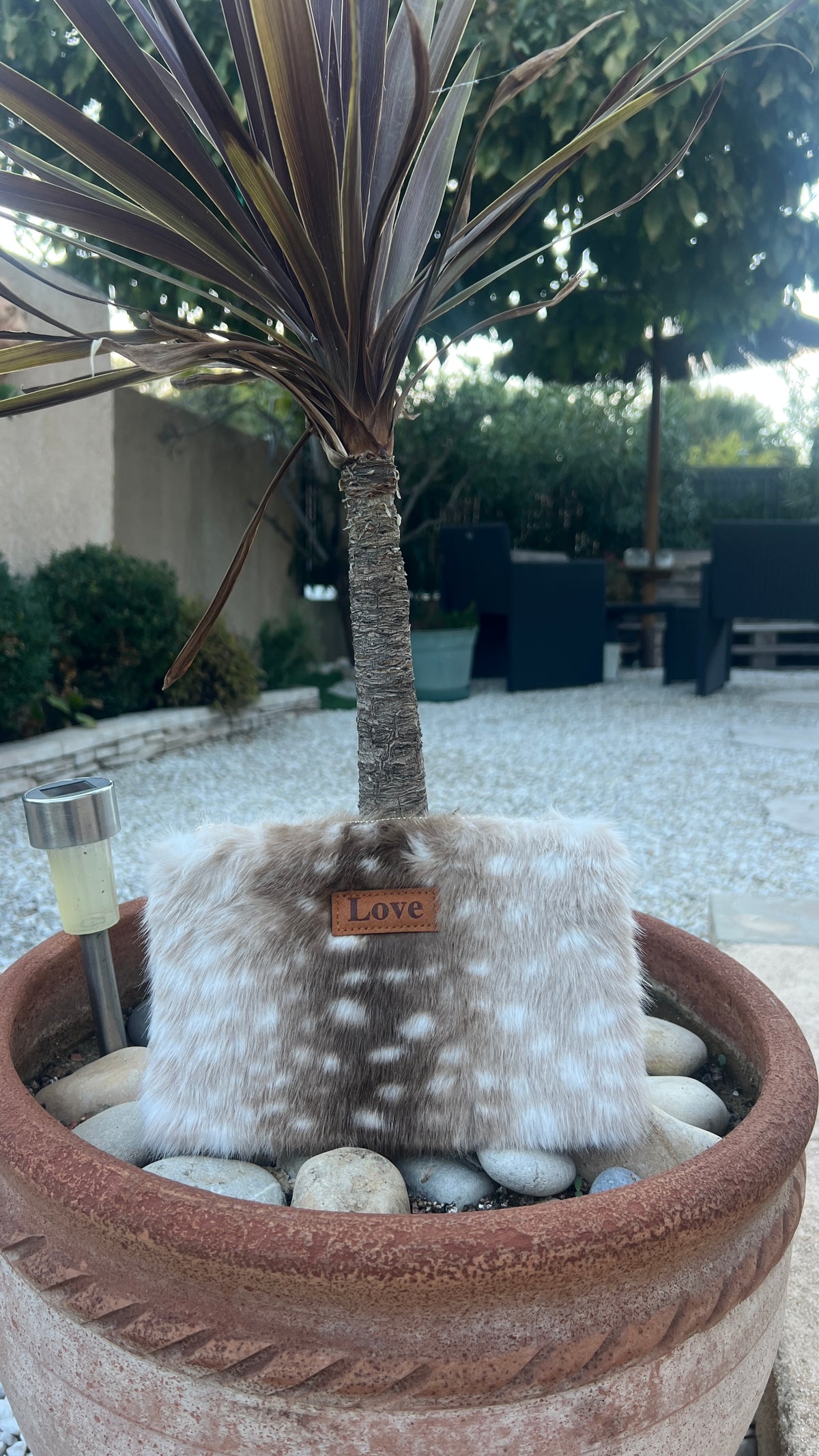 TROUSSE BEIGE/BLANC FOURRURE "BAMBI"