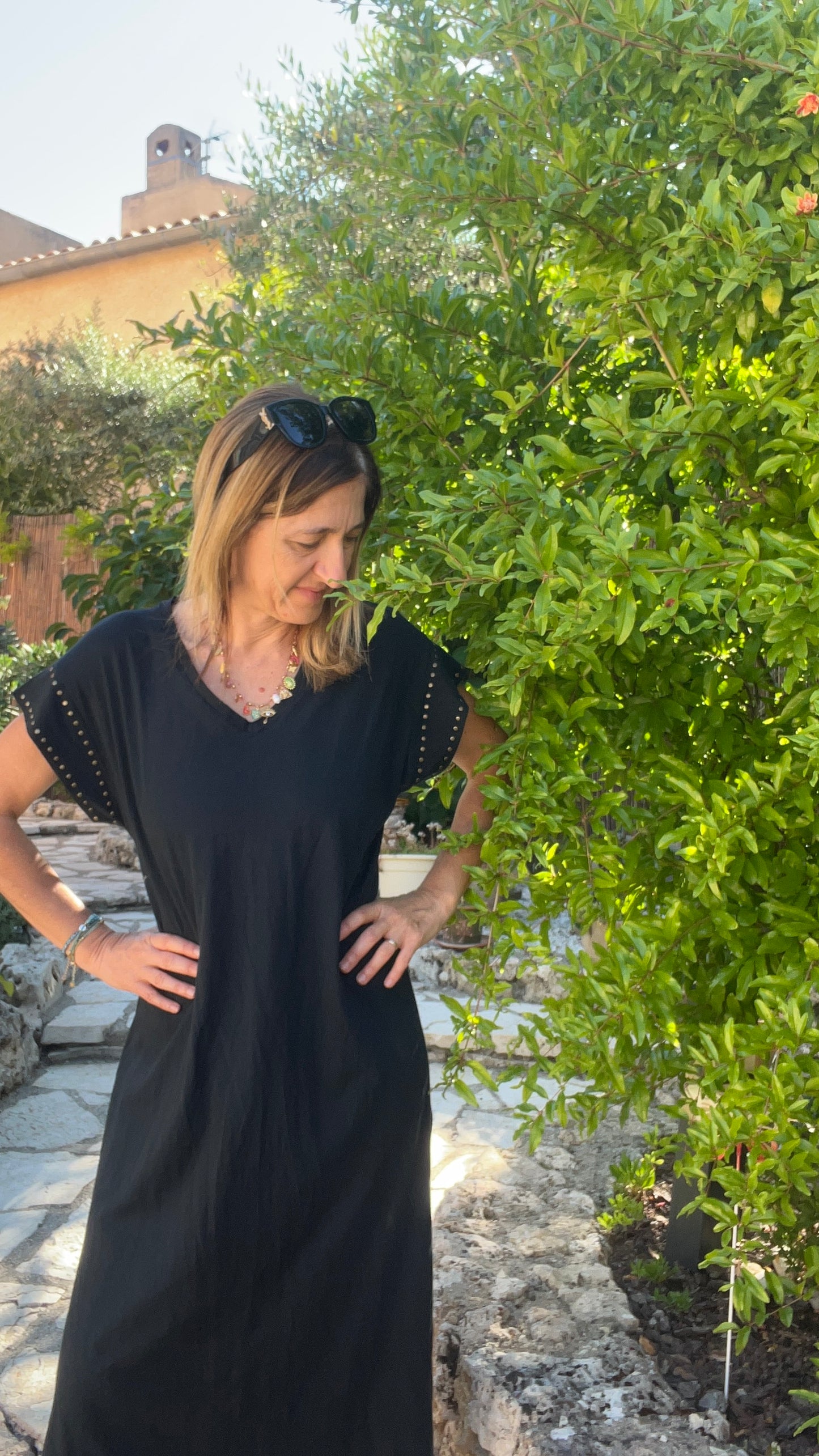 ROBE TEE SHIRT NOIR