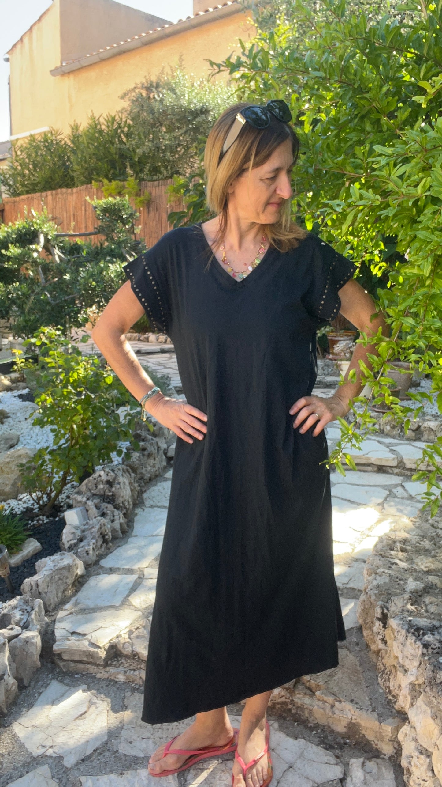 ROBE TEE SHIRT NOIR