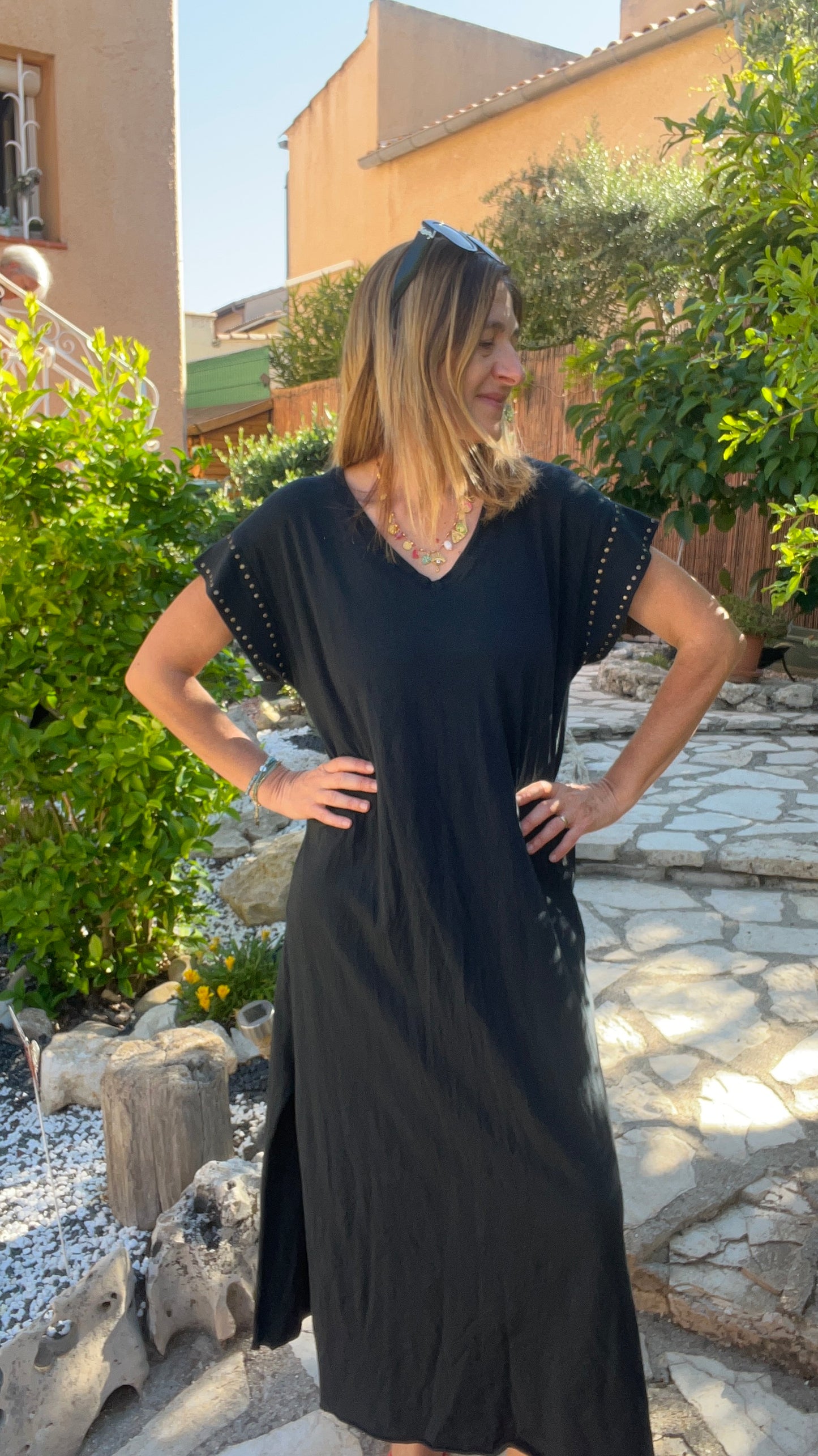ROBE TEE SHIRT NOIR