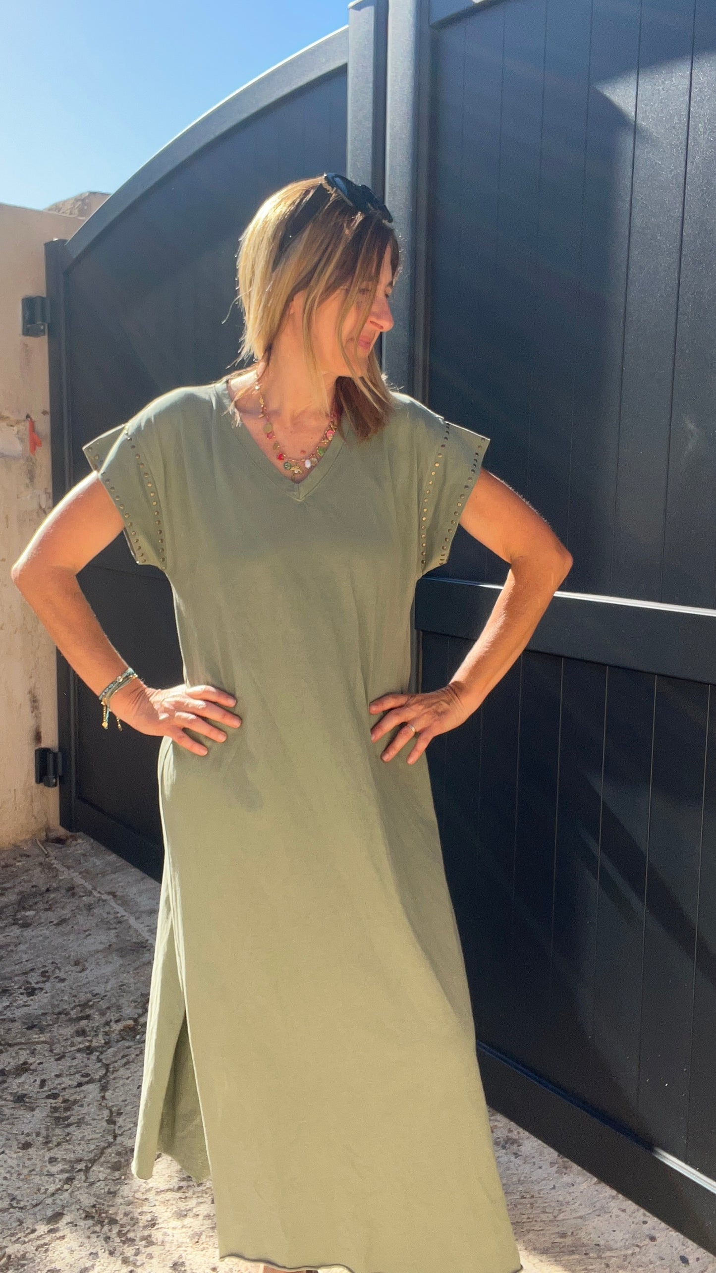 ROBE TEE SHIRT KAKI