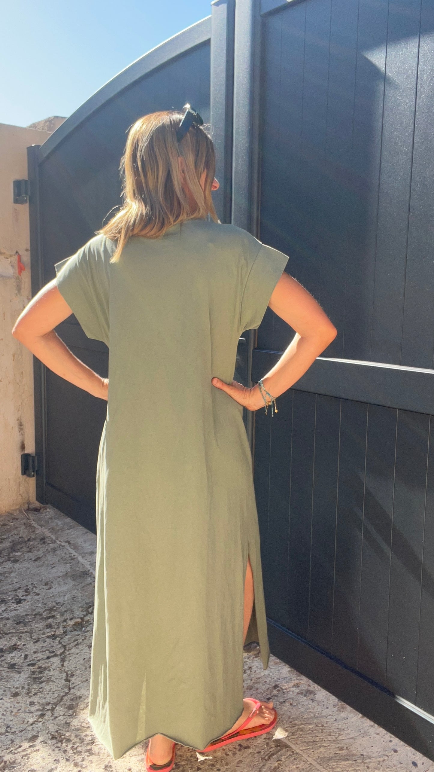 ROBE TEE SHIRT KAKI