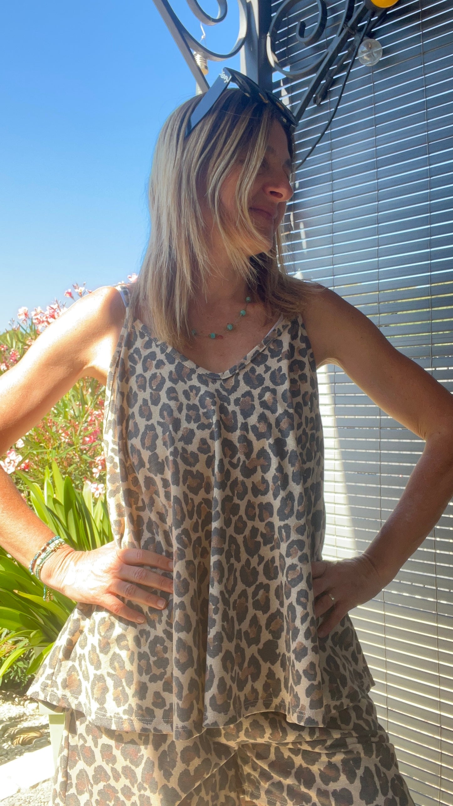 DÉBARDEUR LEOPARD