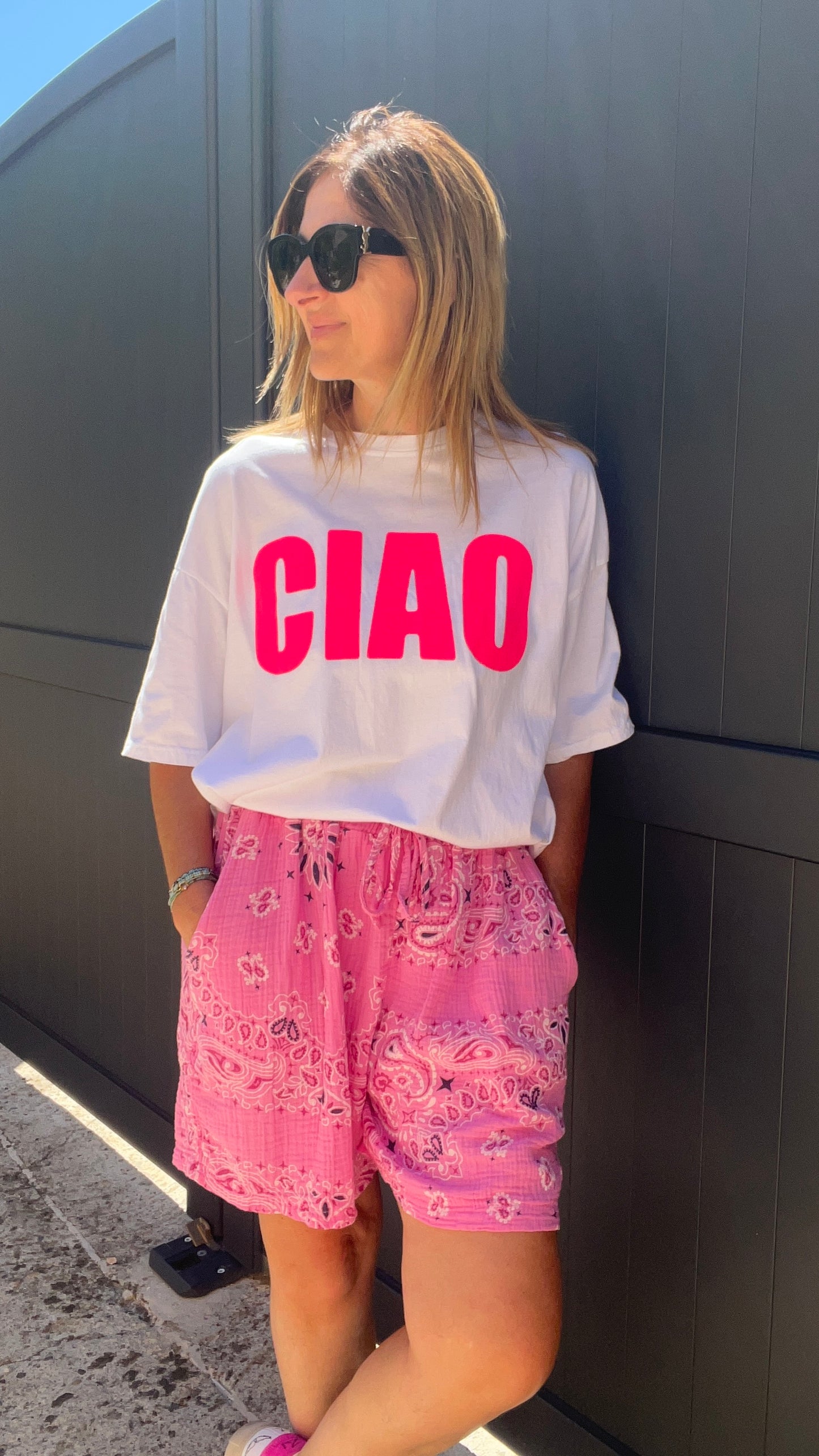 SHORT ROSE BANDANA