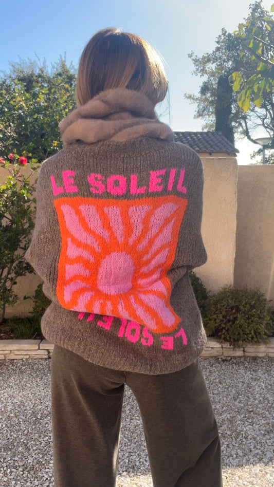 PULL CHOCOLAT SOLEIL