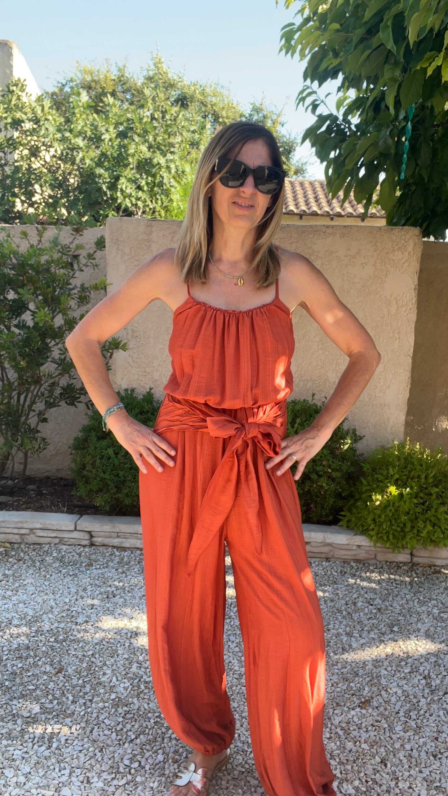 COMBINAISON TERRA COTTA PANTALON ALADIN
