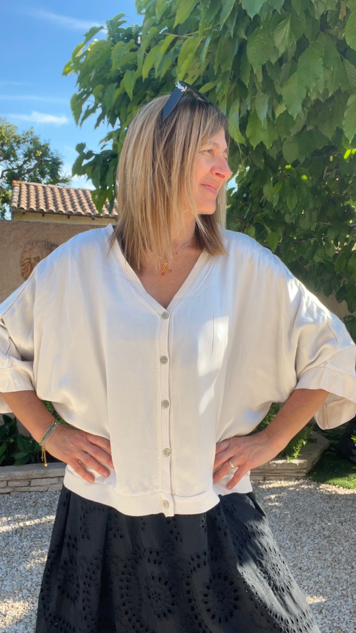 GILET BEIGE CHIC