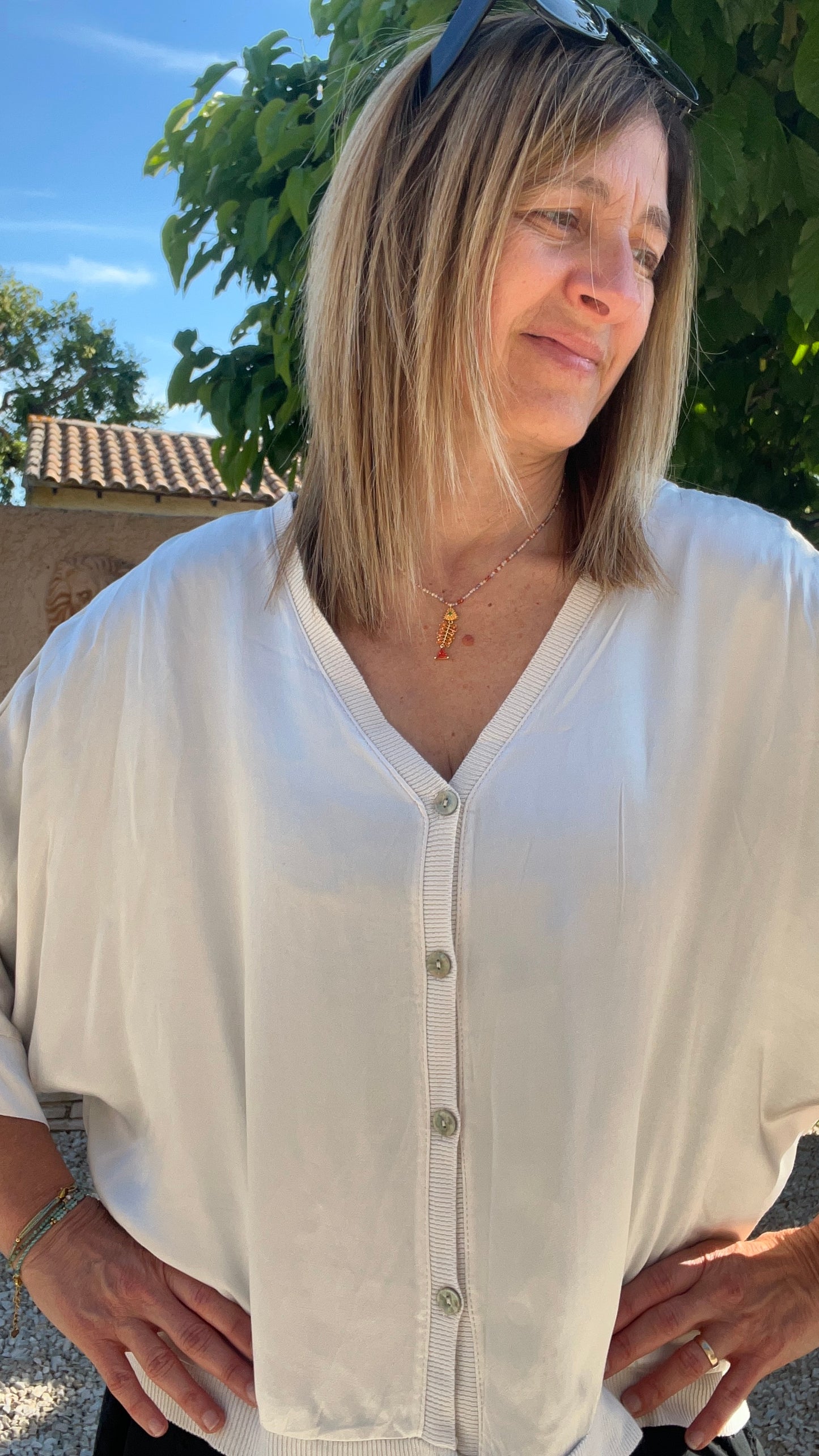 GILET BEIGE CHIC