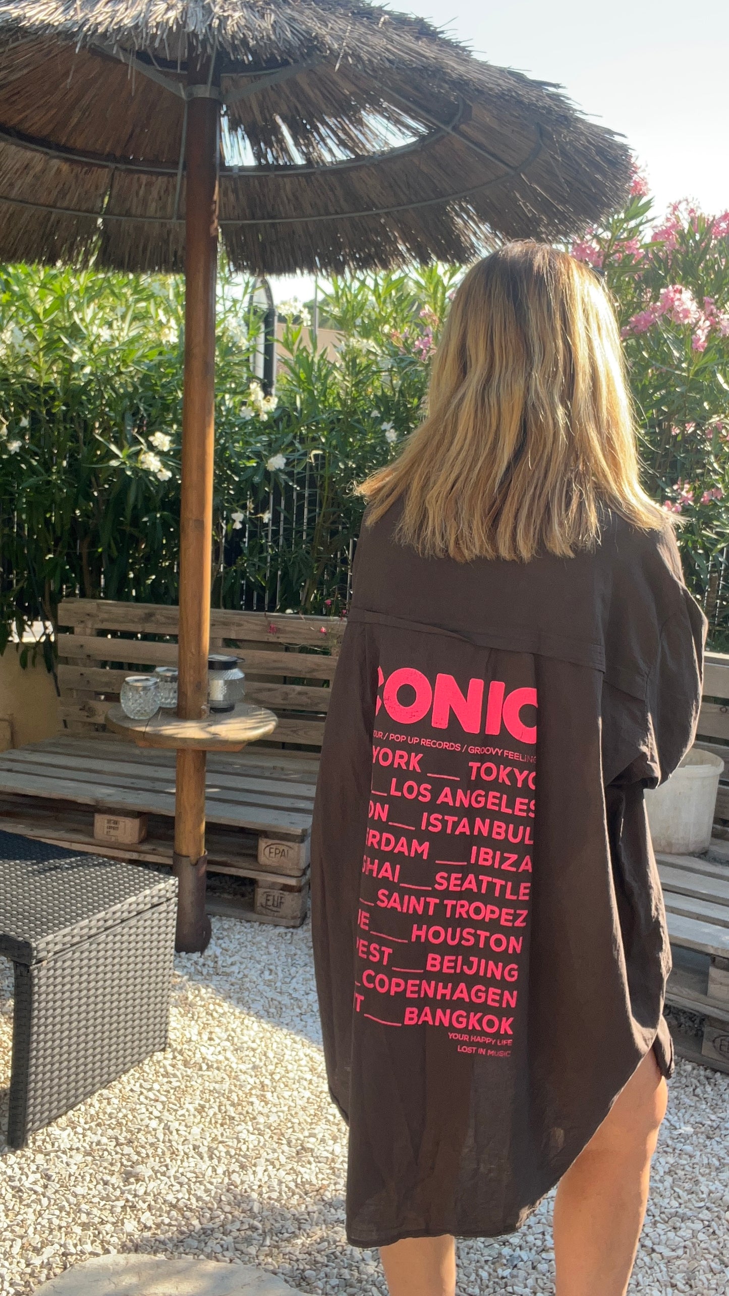 ROBE CHEMISE CHOCOLAT ICONIC