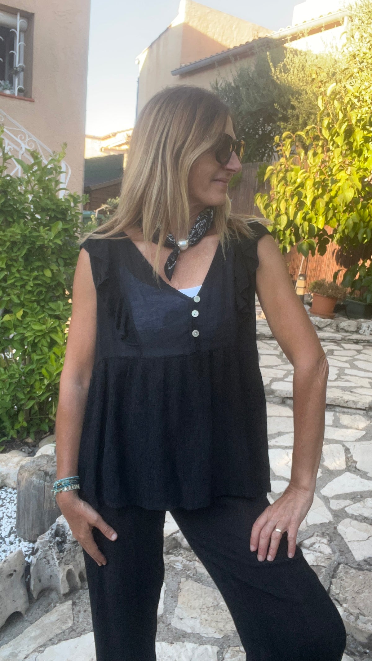 PANTALON FLUIDE NOIR