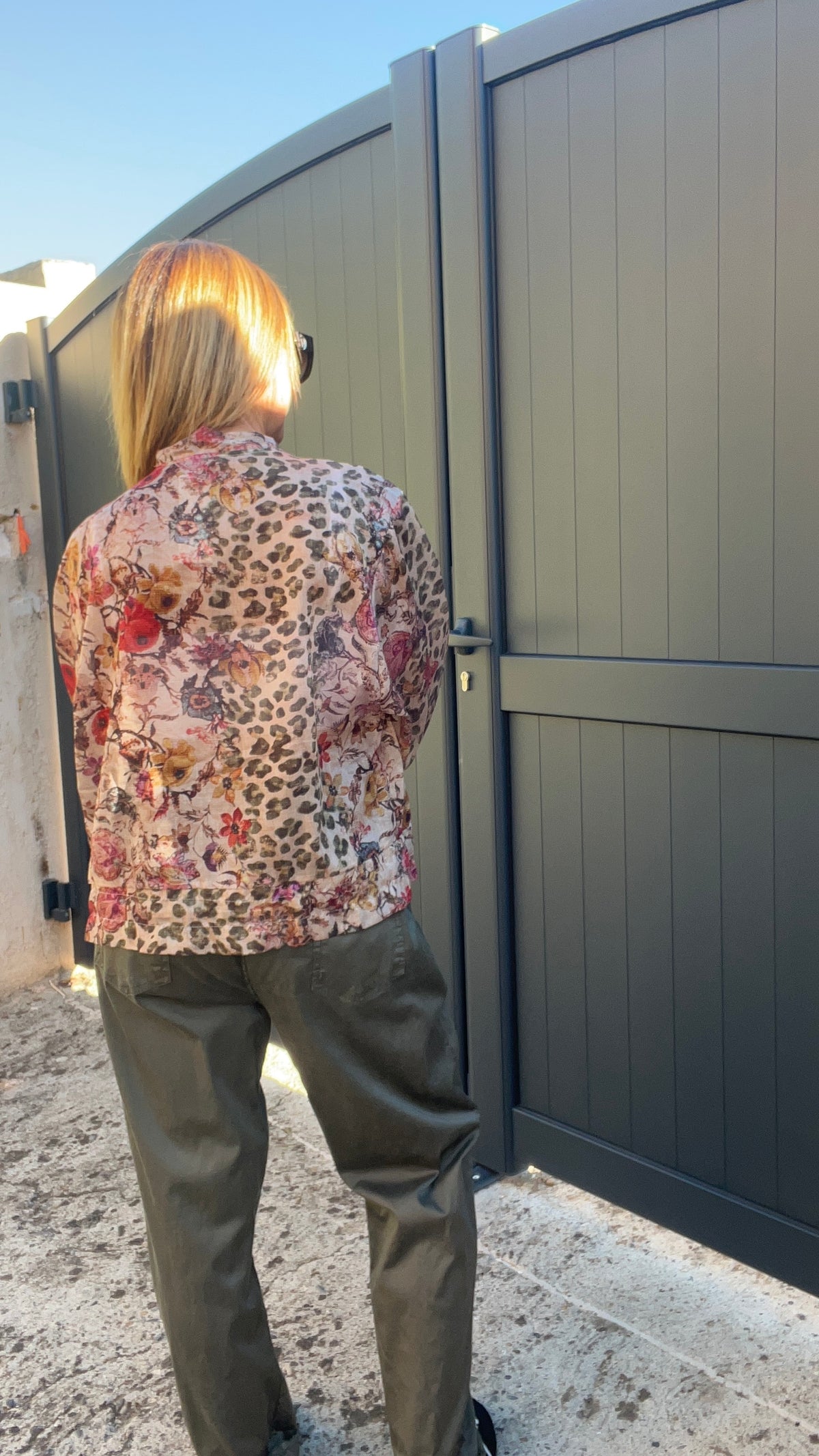 BOMBER LÉOPARD BEIGE/KAKI