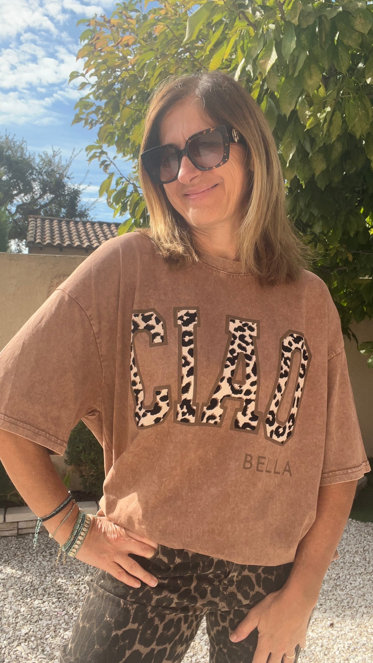 TEE-SHIRT CAMEL "CIAO"