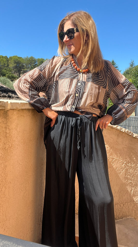 PANTALON FLUIDE NOIR