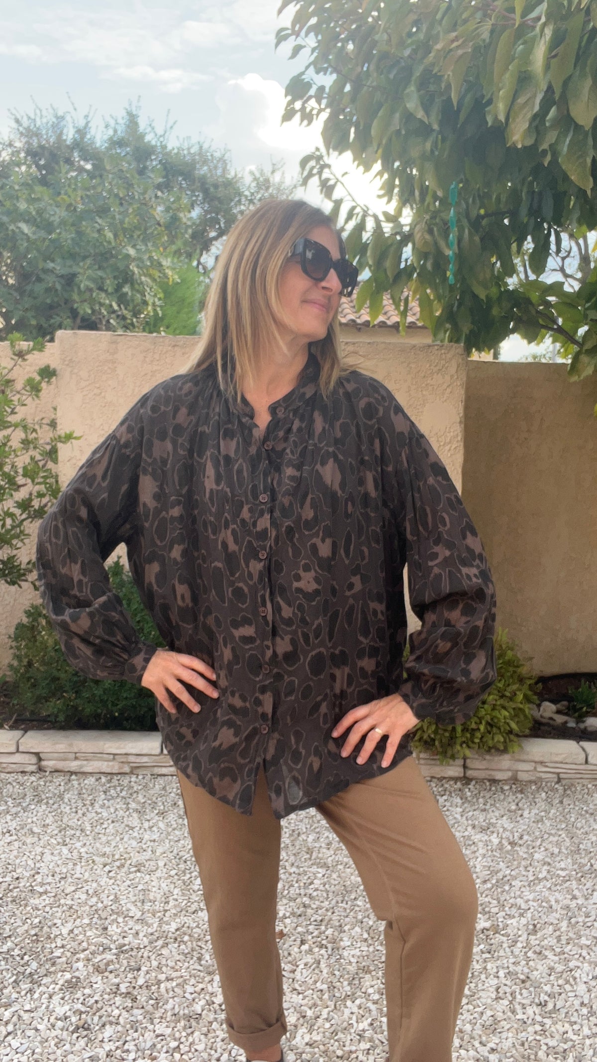 PANTALON CAMEL STYLE JOGGING CHIC