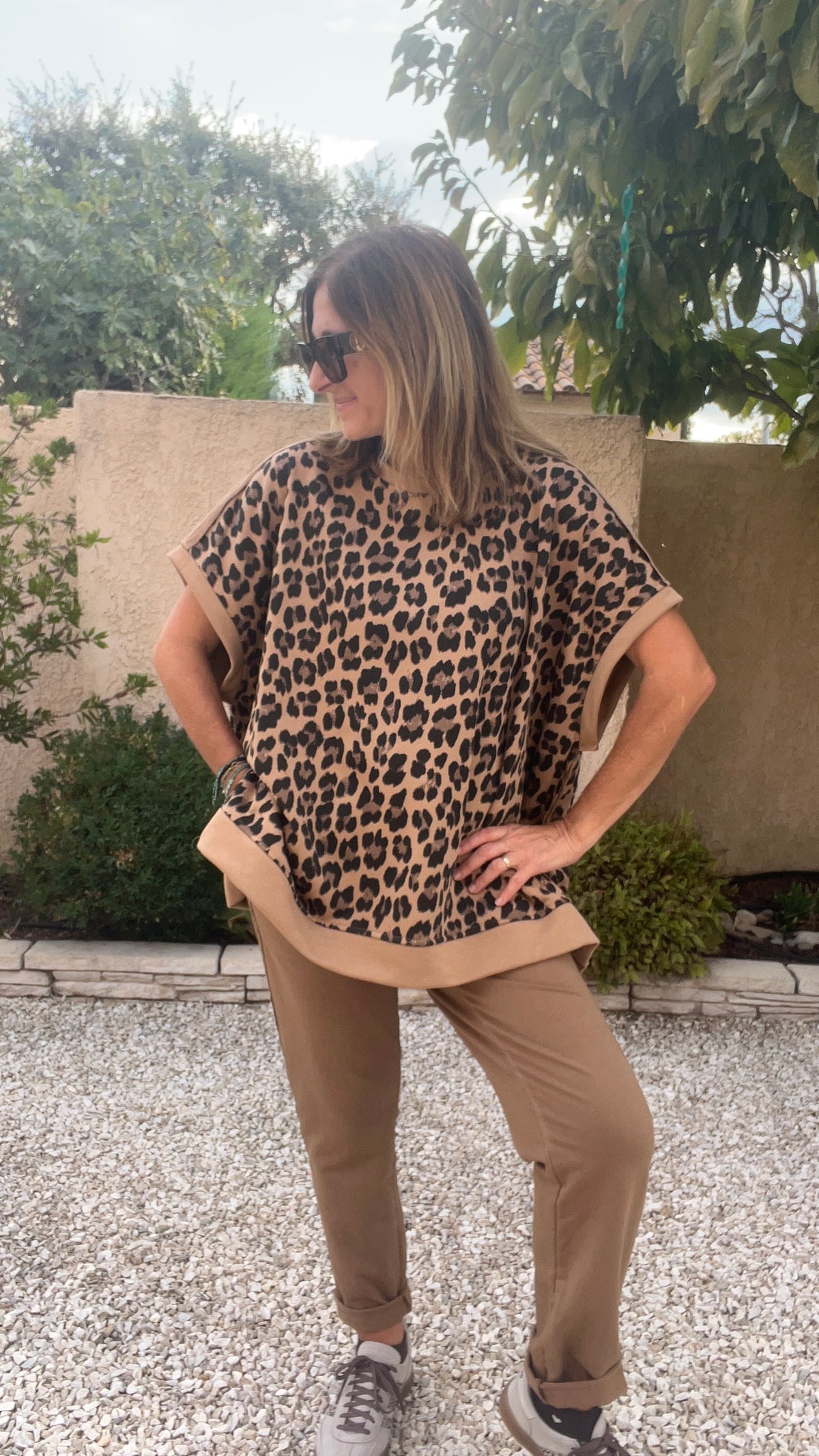 PANTALON CAMEL STYLE JOGGING CHIC