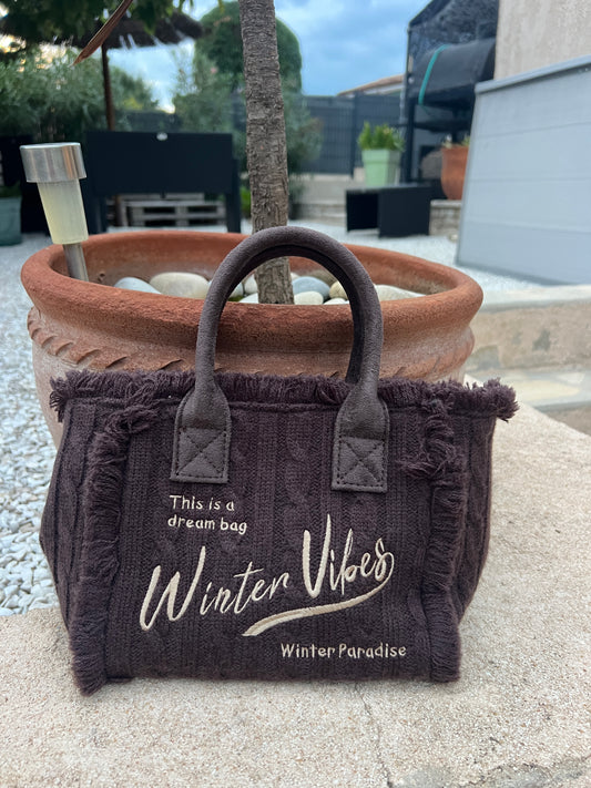 PETIT SAC CHOCOLAT "WINTER VIBES"