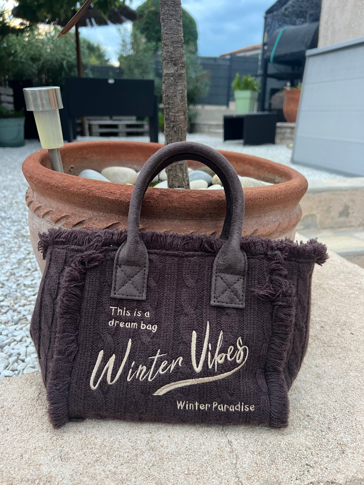 PETIT SAC CHOCOLAT "WINTER VIBES"