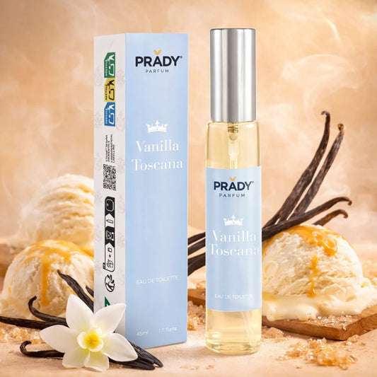EAU DE TOILETTE VANILLA TOSCANA 33ML - Prady